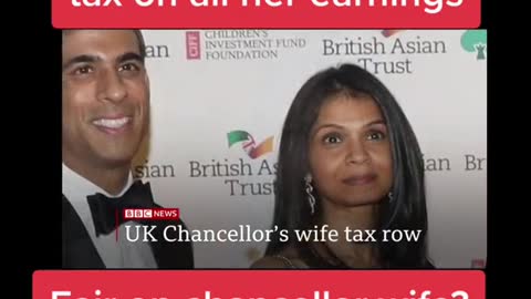 Rishi's wife will pay UK tax on all her earnings