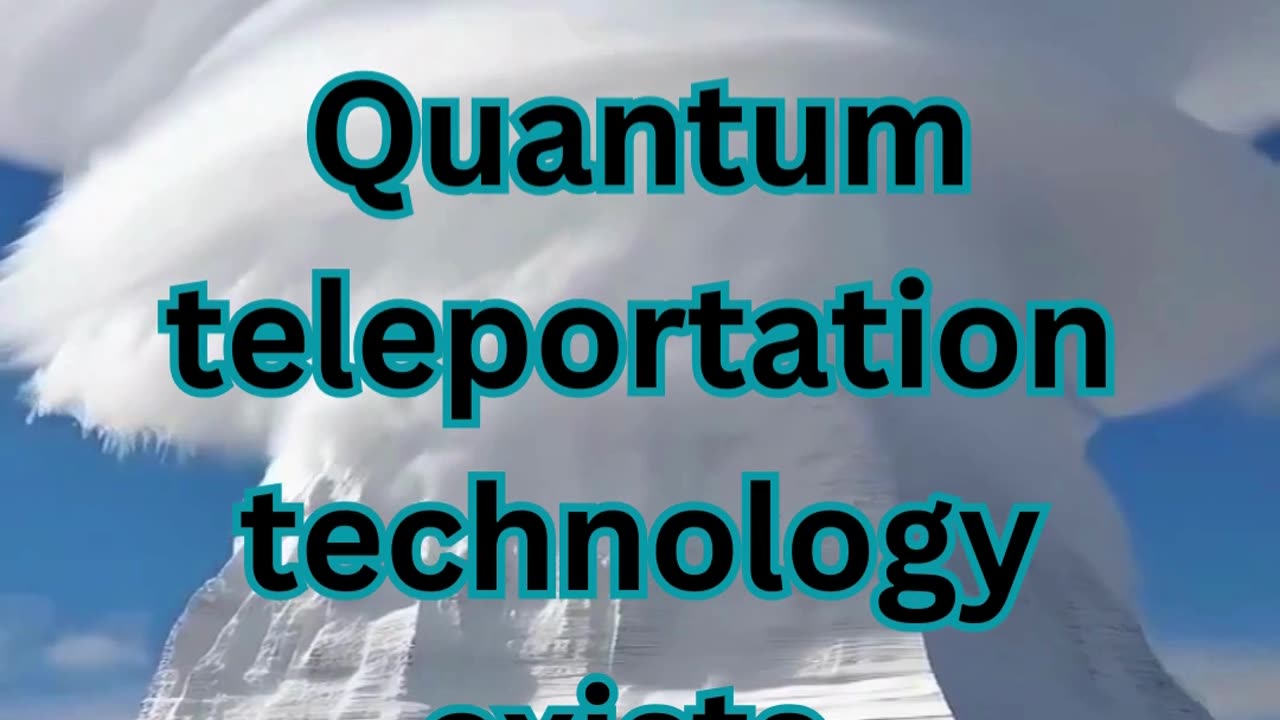 Conspiracy Theory of the day: Quantum teleportation