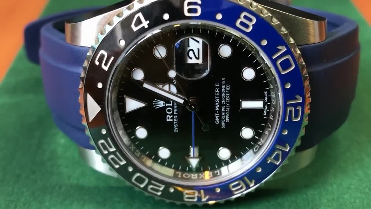 Luxury Rubber Straps for your Rolex Wrist Watch - Everest Rubber Straps