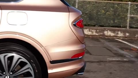 The all new 2023 Bentley Bentayga Azure phev in rose gold @bentleyauckland