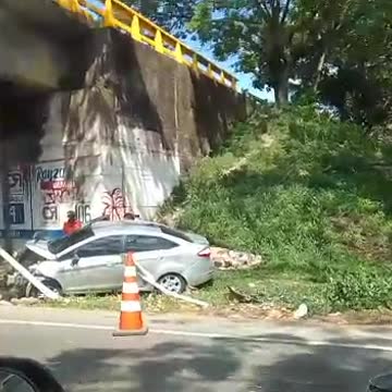 Accidente en el puente de Turbaco