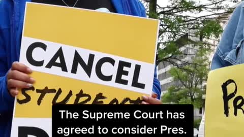 The Supreme Court has agreed to consider Pres.Biden's plan to cancel hundreds of