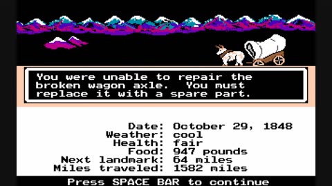 Review of The Oregon Trail (DOS)
