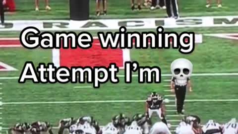 raziest game ever. Carolina panthers game winning field goal attempt is no good in overtime
