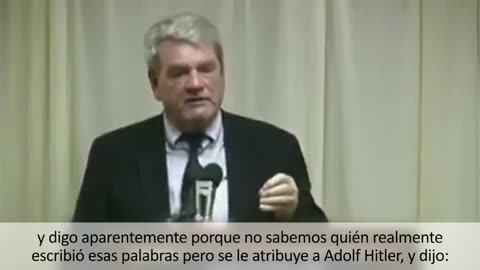 David Irving comparte "profecía" de Adolf Hitler acerca del Estado judío. Nuevo Orden Mundial