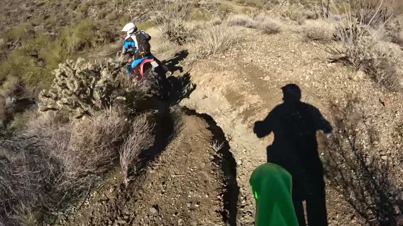 Arizona single track motorcycle ride KLX 300, Beta 300