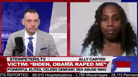 V7-V8 VICTIM ALLY CARTER, "BIDEN, OBAMA RAPED ME", POWERFUL ELITES, CELEBS DEMONIC SEX ABUSE RING,