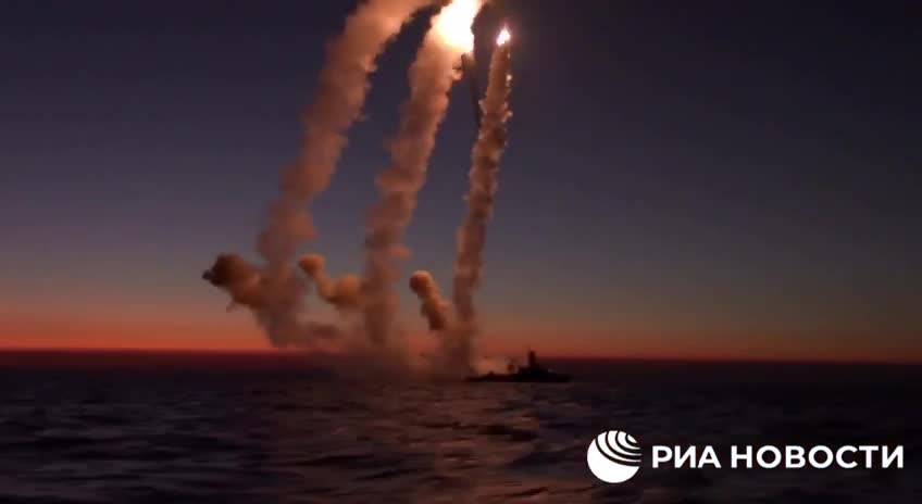 Russia showed how it hit Zhytomyr with Caliber from the Black Sea