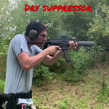Dry Suppressor VS Wet Suppressor On Stribog SP9A3s 9mm