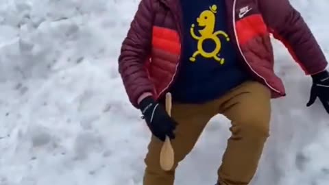 Doug Ford shoveling bandit parody