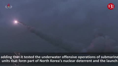 North Korea launches missiles from submarine as U.S.-South Korea drills begin