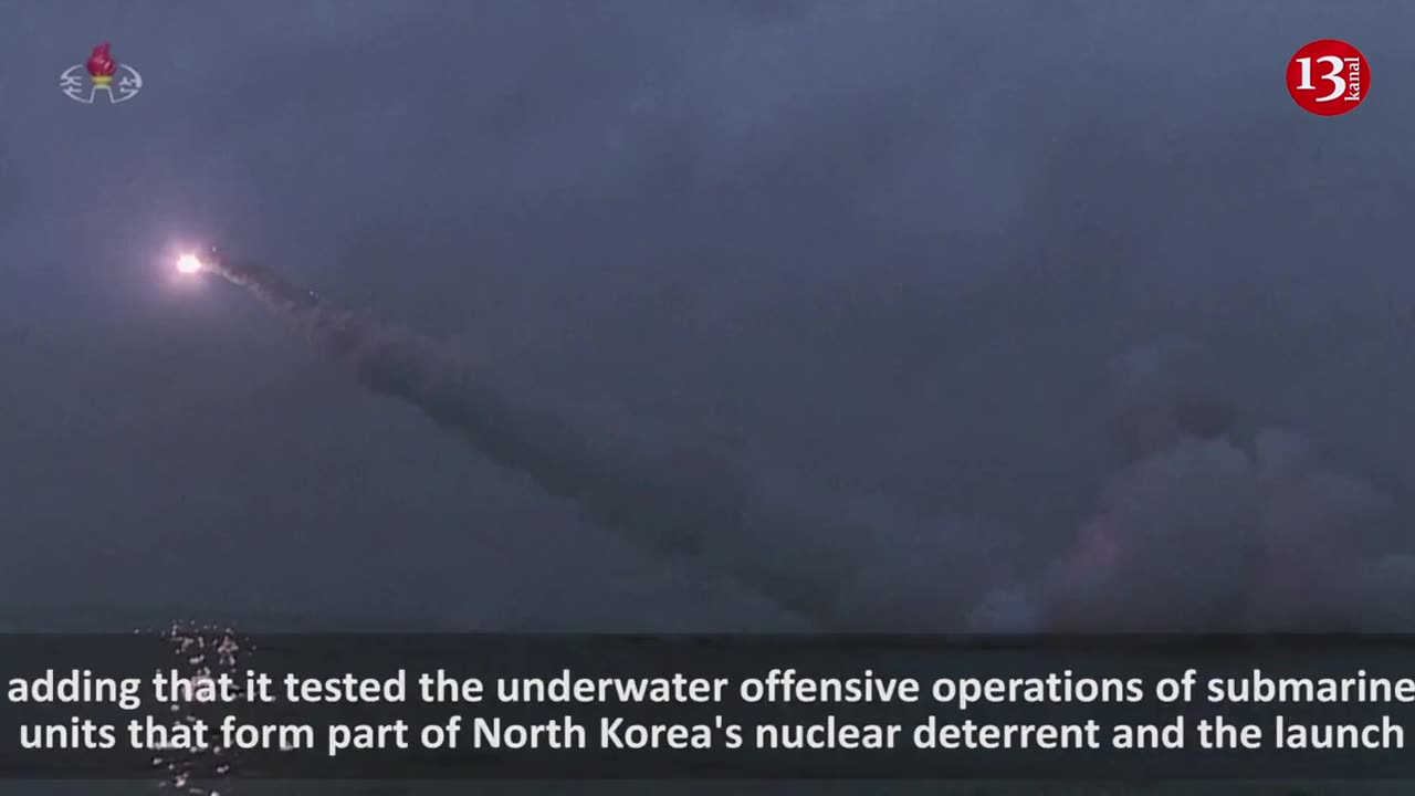 North Korea launches missiles from submarine as U.S.-South Korea drills begin