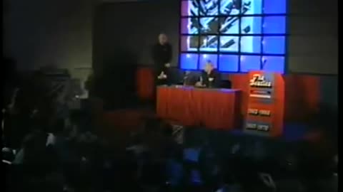September 9, 1993 - George Martin & George Harrison at London Beatles Press Event