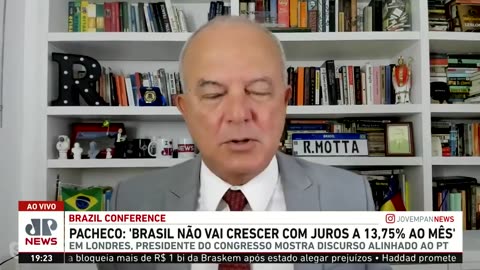 Pacheco: 'Brasil não vai crescer com juros a 13,75% ao mês'