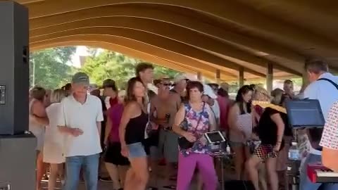 West Haven DJ dancing on the beach USA🇺🇸