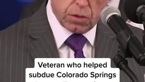 Veteran who helped subdue Colorado Springs shooter: "I was trying to protect my family"