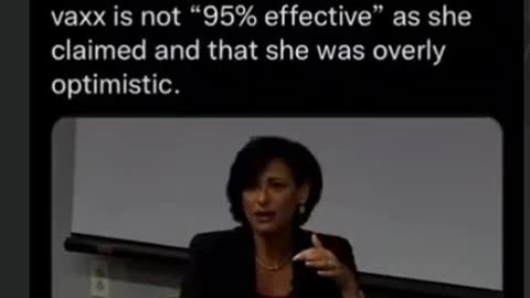 CDC Director admits: "too LITTTLE CAUTION and too much OPTIMISM": - about Vaccines
