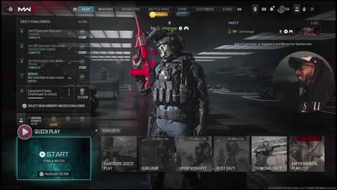 Daily Challenge & Weapon Grinding in Moder Warfare 3