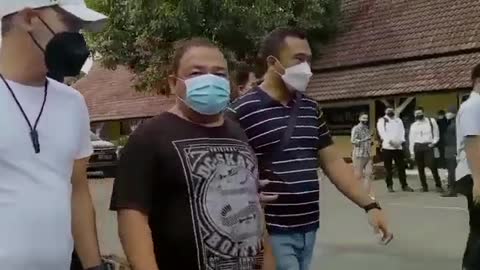 The Sighting of the Regent of Langkat after being arrested by the KPK.