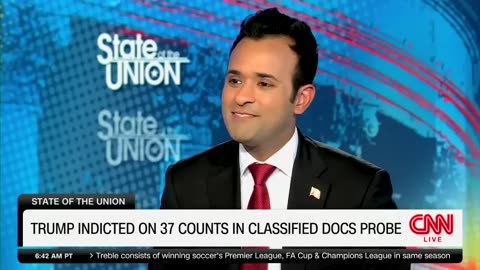 Vivek Ramaswamy Talks Trump Indictment on CNN 6.11.23
