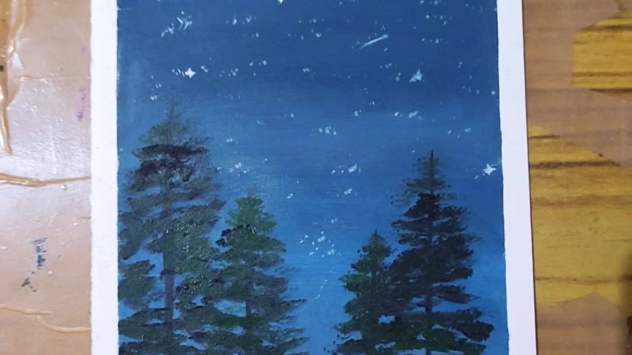 Simple painting Acrylic Art for beginners
