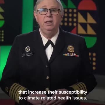 U.S. Health Secretary Admiral Levine: 'Climate Change Disproportionately Affects Black Communities'