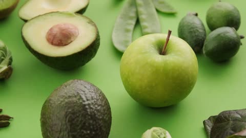 Green Vegetables and Fruits