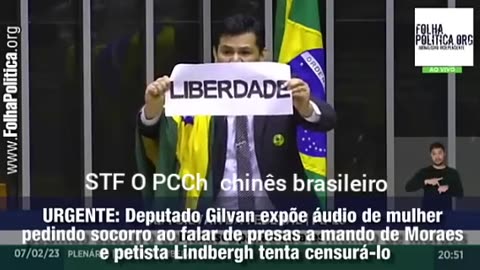 URGENT: Audio of woman calling for help when talking about prisoners at the behest of Moraes.