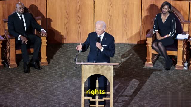 A Year After a Fiery Voting Rights Speech, Biden Delivers a More Muted Address