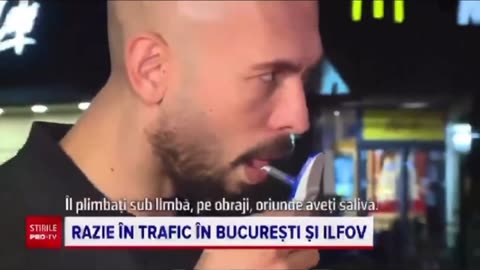 Andrew Tate gets pulled over & random drug tested in Romania after speaking up against drug use