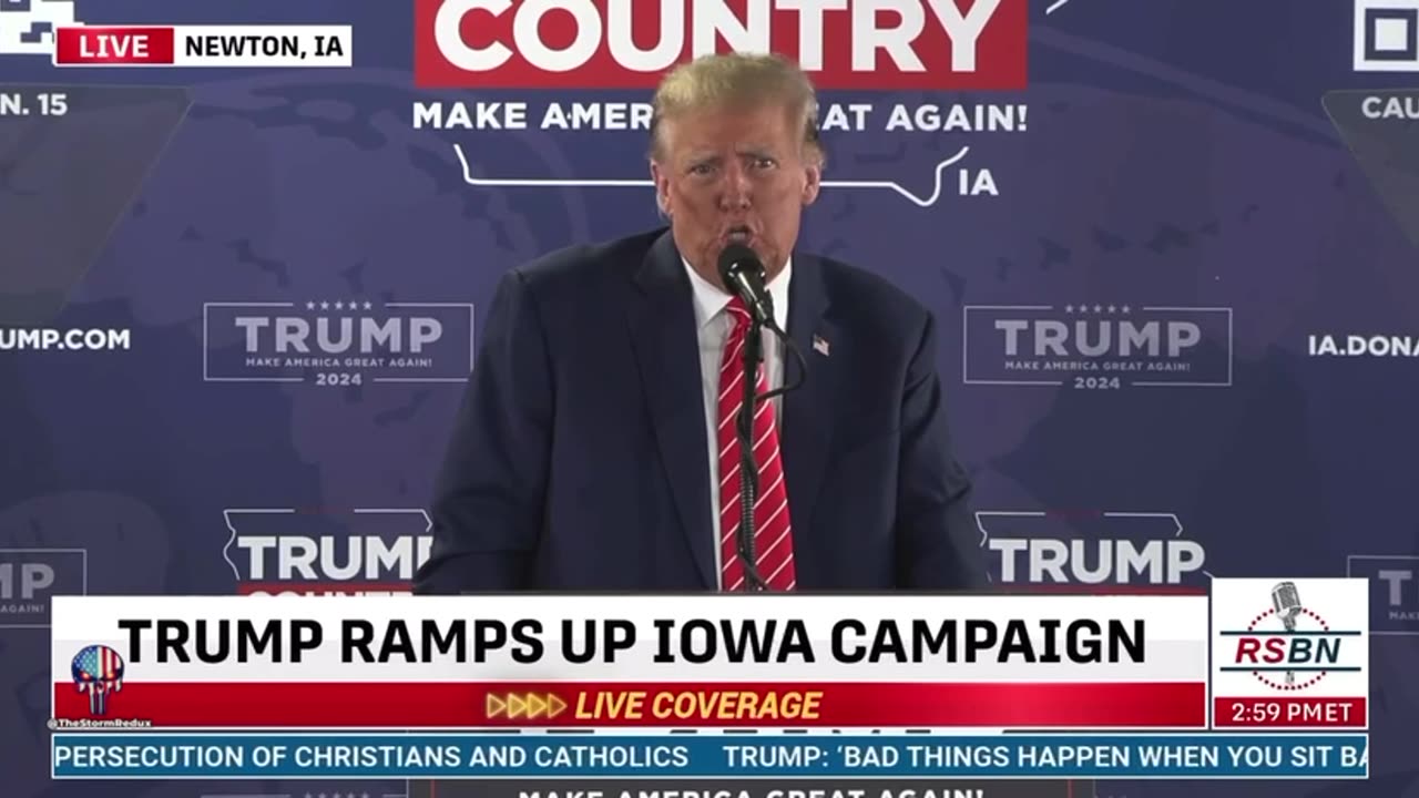 トランプ大統領は、2020年の盗まれた選挙の後、内戦を避けるために撤退したと示唆している。