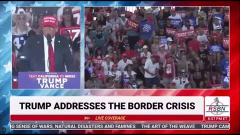 ON A WING AND A PRAYER -- President Trump Rally Coachella California 10122024