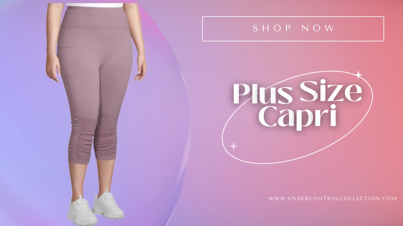Stylish and Comfortable Plus Size Capri Collection | Shop Under Control