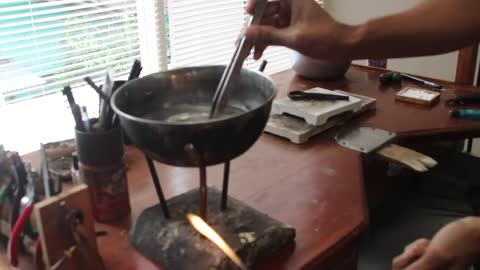 Make a gold ring for men - jewelry maker4