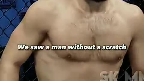 A man without scratch is MMA khabib nurmagomedov [field of battle]