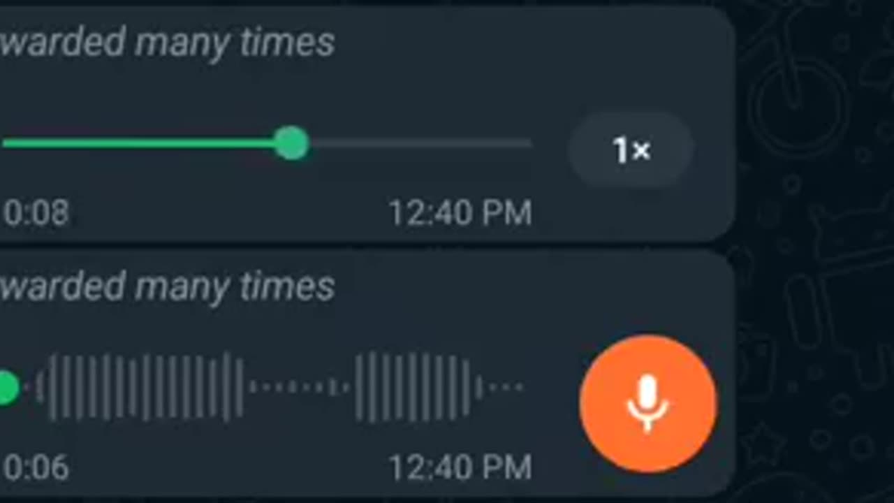 Virally wattsapp voice note