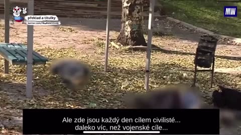 Ukrofašistické metody. Shromáždit lidi na jednom místě a potom udeřit raketou