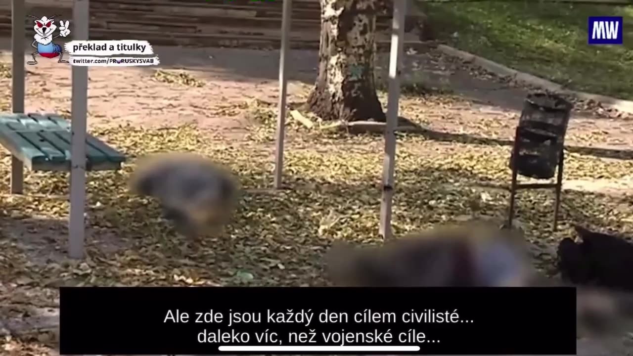 Ukrofašistické metody. Shromáždit lidi na jednom místě a potom udeřit raketou