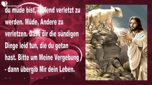 Kommt zu Mir, Meine Verlorenen und Einsamen... Lasst euer altes Gepäck los ❤️ Liebesbrief von Jesus