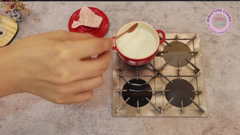RICE CHOCOLATE . How does it taste??? | MINIATURE COOKING REAL FOOD | Functional kitchen set TOYS