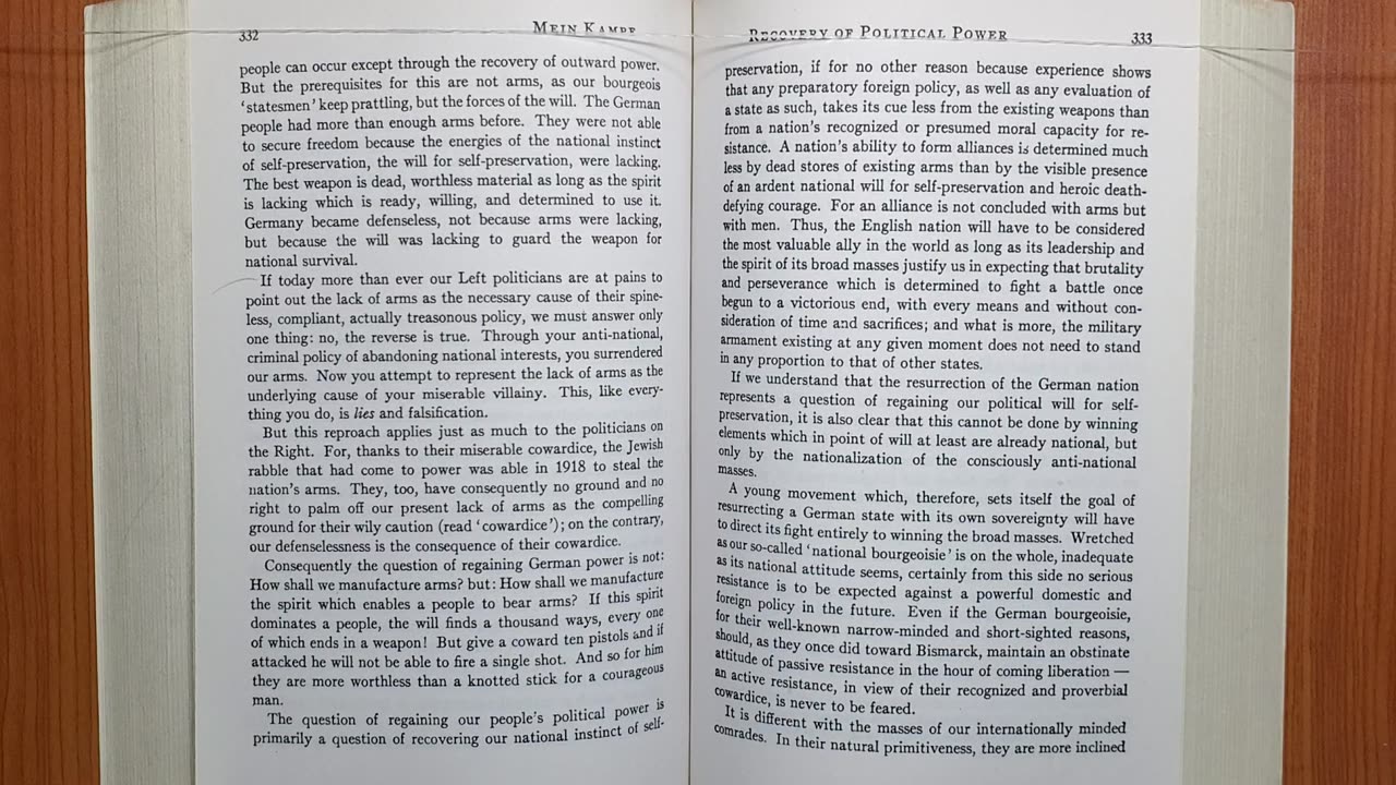 Mein Kampf (My Struggle) 039 Adolf Hitler 1925 Translated by R. Manheim Audio/Video Book S039