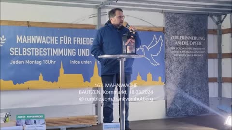 WETTE VEIT, Infos zum InfoKanalOL EDGAR und VEIT - BAUTZEN, Kornmarkt, 18 03 2024, 163. MAHNWACHE 🕊