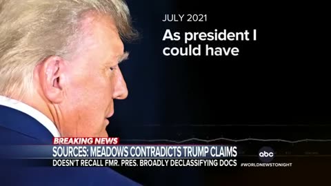 Mark Meadows contradicts Trump’s defense in classified documents case: Sources | WNT