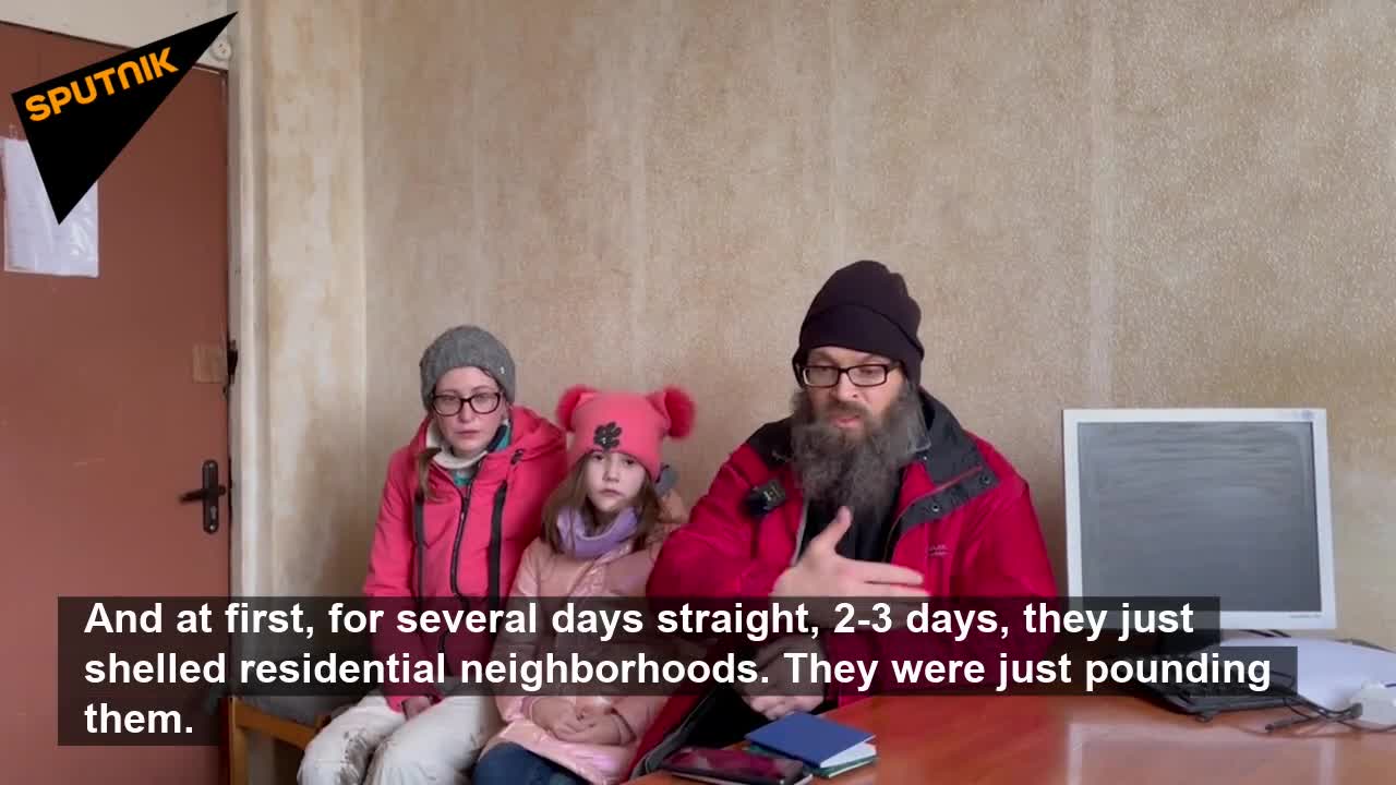 UKRAINIAN ARMED FORCE SHELLING THEIR OWN PEOPLE