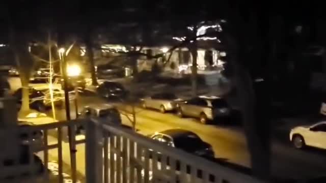 Guy Celebrates His Team Winning By Singing On The Porch And His Good Neighbors Sings Back