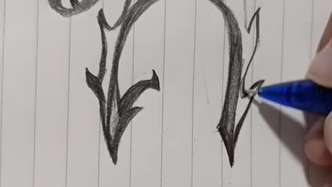Khmer word art _ គ #drawing