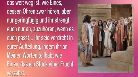 Nur eine Gemeinschaft ist wirklich vonnöten... Liebst du Mich, Geliebte 🎺 Die Trompete Gottes