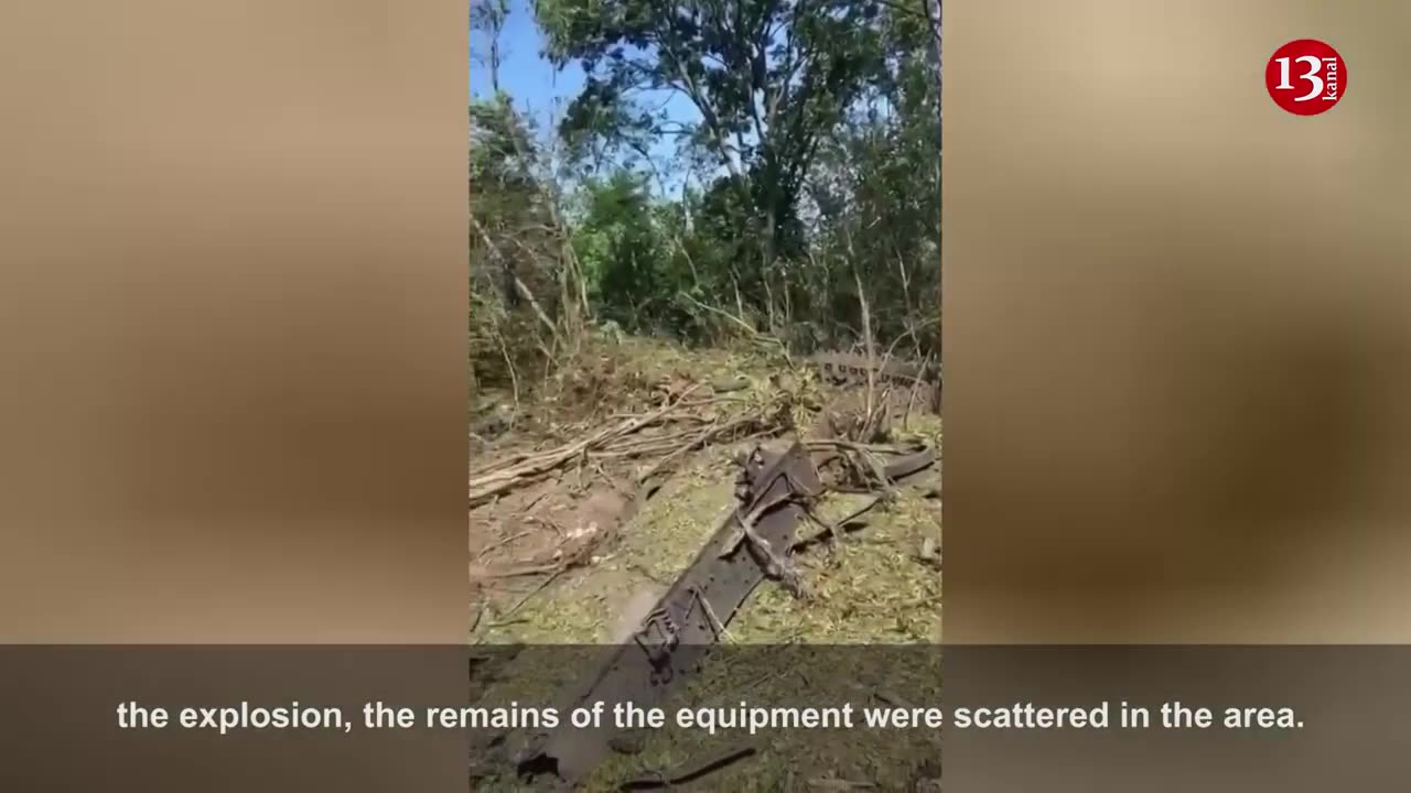 “Everything is f….d up” - Russian soldier shows military hardware destroyed by a Ukrainian drone