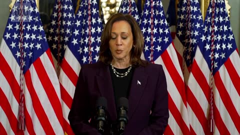 Harris gives remarks after meeting with Netanyahu