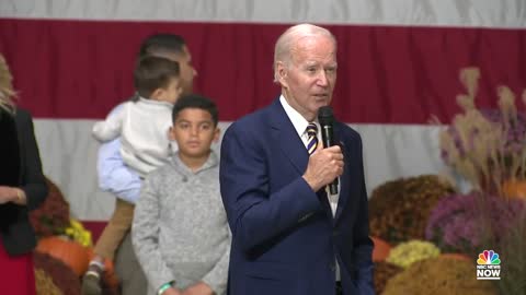 Biden, First Lady, Serve Thanksgiving Dinner To Troops